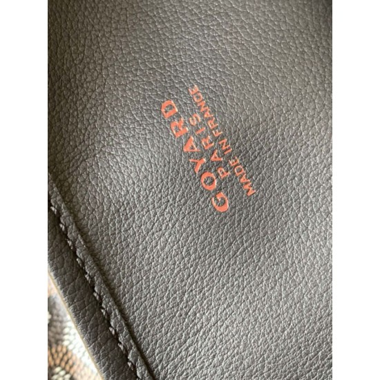 Replica Borsa tote Goyard Anjou Saint Louis Mini tela goyardine/pelle di vitello nera Imitazione Outlet Clone Premio Replica Borsa tote Goyard Anjou Saint Louis Mini tela goyardine/pelle di vitello nera False Online