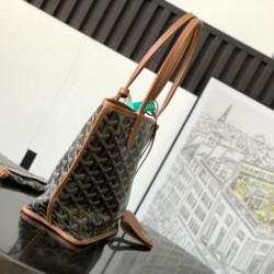 Premio Replica Borsa tote Goyard Anjou Saint Louis Mini tela goyardine/pelle di vitello marrone False Online