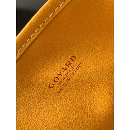 Replica Borsa tote Goyard Anjou Saint Louis Mini tela goyardine/pelle di vitello Giallo Imitazione Outlet Clone Premio Replica Borsa tote Goyard Anjou Saint Louis Mini tela goyardine/pelle di vitello Giallo False Online