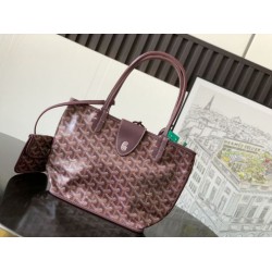 Premio Replica Borsa tote Goyard Anjou Saint Louis Mini tela goyardine/pelle di vitello Borgogna False Online