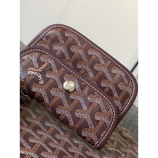 Replica Borsa tote Goyard Anjou Saint Louis Mini tela goyardine/pelle di vitello Borgogna Imitazione Outlet Clone Premio Replica Borsa tote Goyard Anjou Saint Louis Mini tela goyardine/pelle di vitello Borgogna False Online