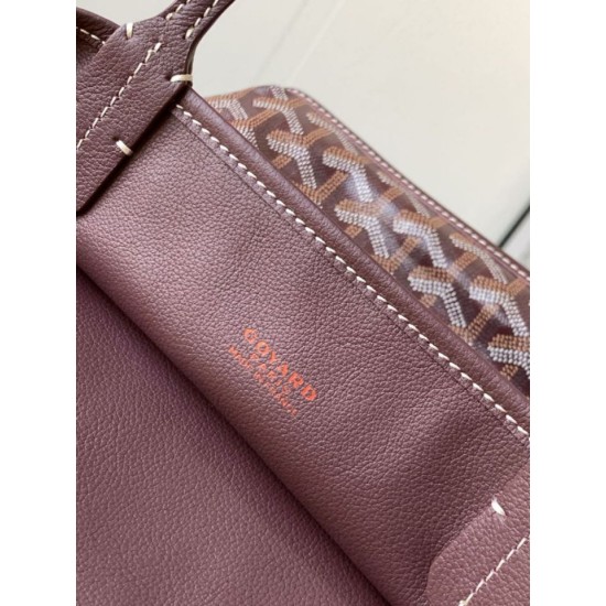 Replica Borsa tote Goyard Anjou Saint Louis Mini tela goyardine/pelle di vitello Borgogna Imitazione Outlet Clone Premio Replica Borsa tote Goyard Anjou Saint Louis Mini tela goyardine/pelle di vitello Borgogna False Online
