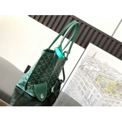 Replica Borsa tote Goyard Anjou Saint Louis Mini tela goyardine/pelle di vitello Verde Imitazione Outlet Clone Premio Replica Borsa tote Goyard Anjou Saint Louis Mini tela goyardine/pelle di vitello Verde False Online