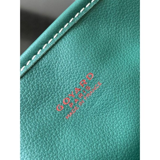 Replica Borsa tote Goyard Anjou Saint Louis Mini tela goyardine/pelle di vitello Verde Imitazione Outlet Clone Premio Replica Borsa tote Goyard Anjou Saint Louis Mini tela goyardine/pelle di vitello Verde False Online
