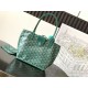 Replica Borsa tote Goyard Anjou Saint Louis Mini tela goyardine/pelle di vitello Verde Imitazione Outlet Clone Premio Replica Borsa tote Goyard Anjou Saint Louis Mini tela goyardine/pelle di vitello Verde False Online