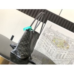 Replica Borsa tote Goyard Anjou Saint Louis Mini tela goyardine/pelle di vitello grigia Imitazione Outlet Clone Premio Replica Borsa tote Goyard Anjou Saint Louis Mini tela goyardine/pelle di vitello grigia False Online