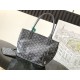 Replica Borsa tote Goyard Anjou Saint Louis Mini tela goyardine/pelle di vitello grigia Imitazione Outlet Clone Premio Replica Borsa tote Goyard Anjou Saint Louis Mini tela goyardine/pelle di vitello grigia False Online