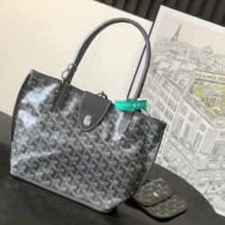 Premio Replica Borsa tote Goyard Anjou Saint Louis Mini tela goyardine/pelle di vitello grigia False Online