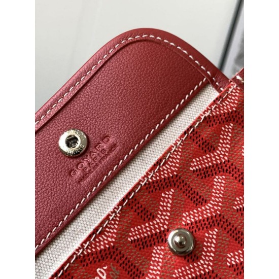 Replica Borsa tote Goyard Anjou Saint Louis Mini tela goyardine/pelle di vitello Rosso Imitazione Outlet Clone Premio Replica Borsa tote Goyard Anjou Saint Louis Mini tela goyardine/pelle di vitello Rosso False Online