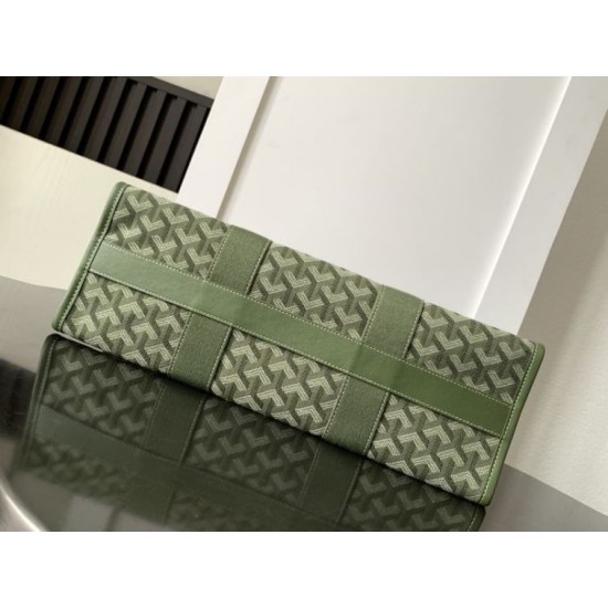 Premio Replica Borsa tote Goyard Villette Jacquard tela Verde False Online