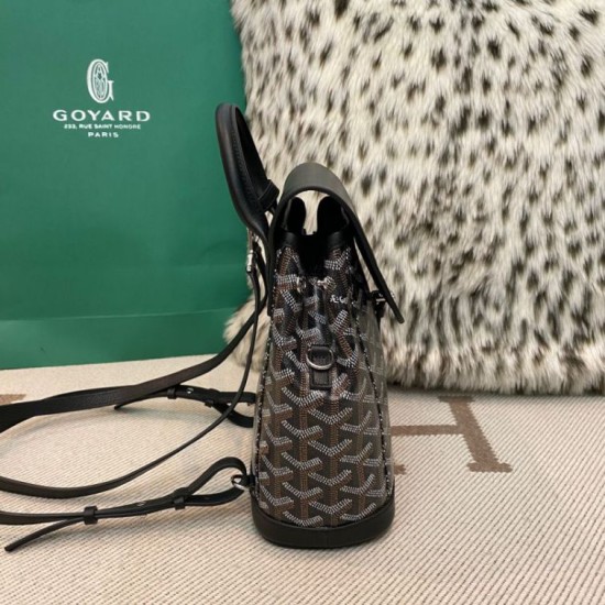 Premio Replica Zaino Goyard Alpin Mini Tela Goyardine Nero False Online