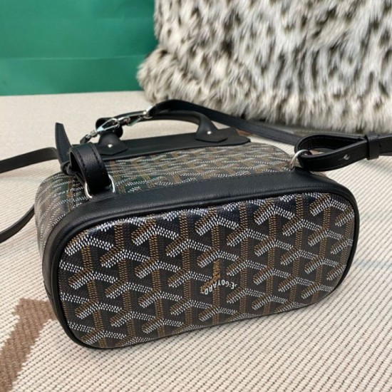 Premio Replica Zaino Goyard Alpin Mini Tela Goyardine Nero False Online