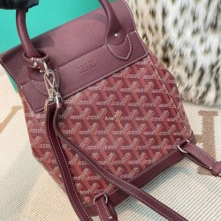 Premio Replica Zaino Goyard Alpin Mini Tela Goyardine Borgogna False Online