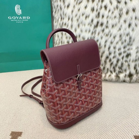 Premio Replica Zaino Goyard Alpin Mini Tela Goyardine Borgogna False Online