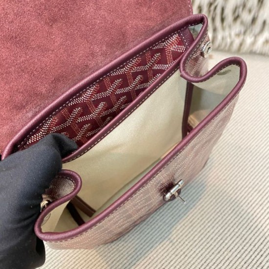 Premio Replica Zaino Goyard Alpin Mini Tela Goyardine Borgogna False Online