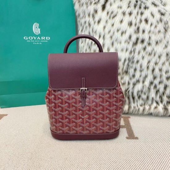Premio Replica Zaino Goyard Alpin Mini Tela Goyardine Borgogna False Online