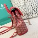Premio Replica Zaino Goyard Alpin Mini Tela Goyardine rossa False Online
