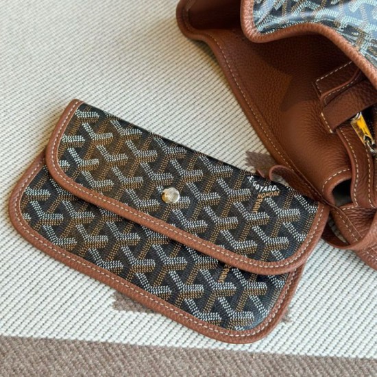 Premio Replica Borsa tote Goyard Hardy PM tela goyardine marrone False Online