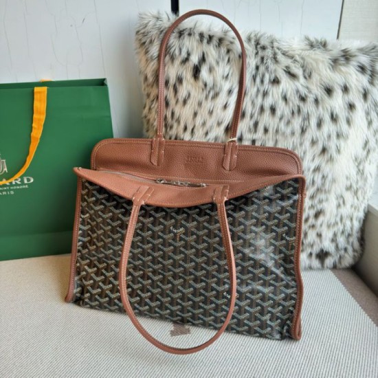 Premio Replica Borsa tote Goyard Hardy PM tela goyardine marrone False Online