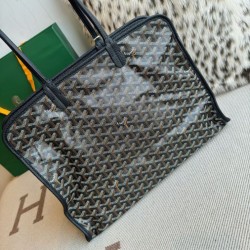 Premio Replica Borsa tote Goyard Hardy PM tela goyardine Nero False Online
