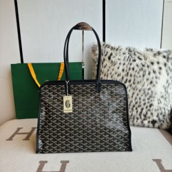 Premio Replica Borsa tote Goyard Hardy PM tela goyardine Nero False Online