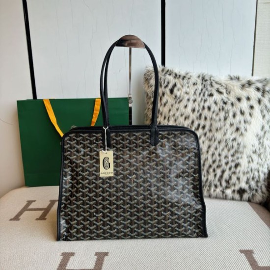 Premio Replica Borsa tote Goyard Hardy PM tela goyardine Nero False Online