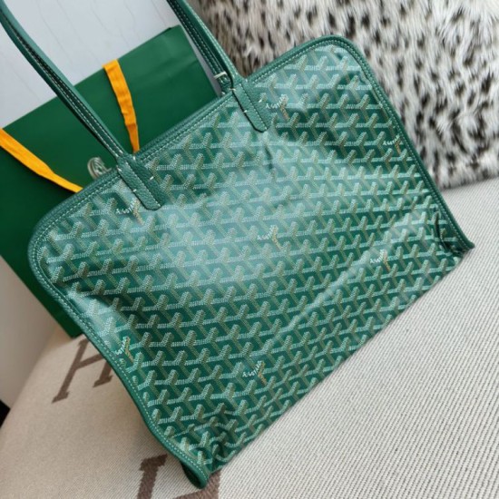 Premio Replica Borsa tote Goyard Hardy PM tela goyardine verde False Online