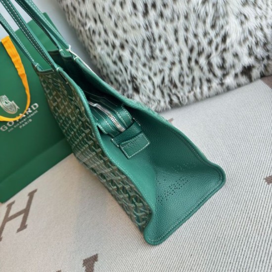 Premio Replica Borsa tote Goyard Hardy PM tela goyardine verde False Online