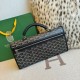 Premio Replica Zaino morbido Goyard Saint Léger in tela Goyardine nera False Online