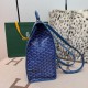 Premio Replica Zaino morbido Goyard Saint Léger in tela Goyardine Blu False Online