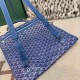 Premio Replica Zaino morbido Goyard Saint Léger in tela Goyardine Blu False Online
