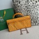 Premio Replica Zaino morbido Goyard Saint Léger in tela Goyardine Giallo False Online