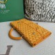 Premio Replica Zaino morbido Goyard Saint Léger in tela Goyardine Giallo False Online