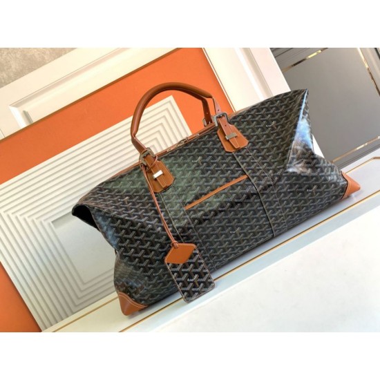 Premio Replica Borsa da viaggio Goyard Boeing 55 marrone False Online