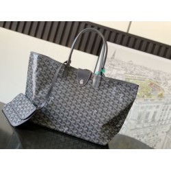 Premio Replica Borse tote Goyard Saint Louis PM/GM Spalmata Goyardine Grigio False Online
