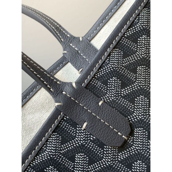 Premio Replica Borse tote Goyard Saint Louis PM/GM Spalmata Goyardine Grigio False Online