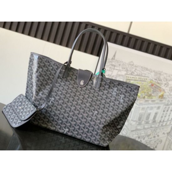 Premio Replica Borse tote Goyard Saint Louis PM/GM Spalmata Goyardine Grigio False Online