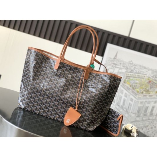 Premio Replica Borse tote Goyard Saint Louis PM/GM Spalmata Goyardine marrone False Online