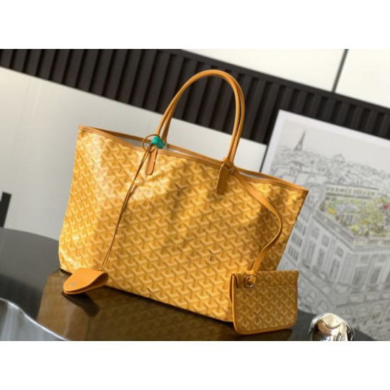 Premio Replica Borse tote Goyard Saint Louis PM/GM Spalmata Goyardine Giallo False Online