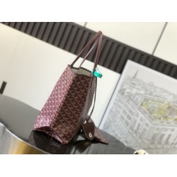 Premio Replica Borse tote Goyard Saint Louis PM/GM Spalmata Goyardine bordeaux False Online