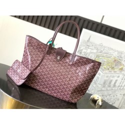 Premio Replica Borse tote Goyard Saint Louis PM/GM Spalmata Goyardine bordeaux False Online