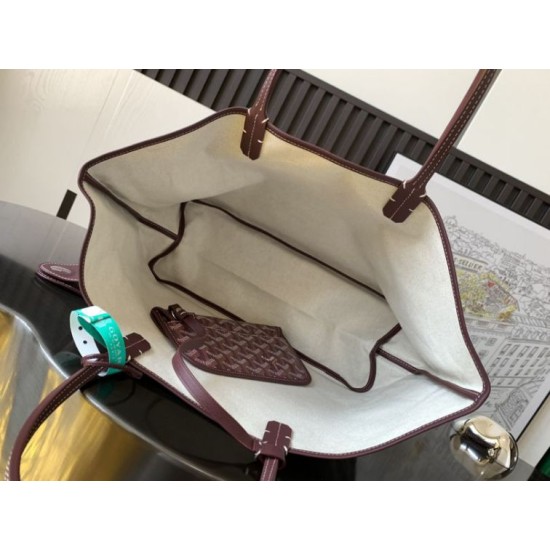 Premio Replica Borse tote Goyard Saint Louis PM/GM Spalmata Goyardine bordeaux False Online
