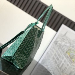 Premio Replica Borse tote Goyard Saint Louis PM/GM Spalmata Goyardine verde False Online
