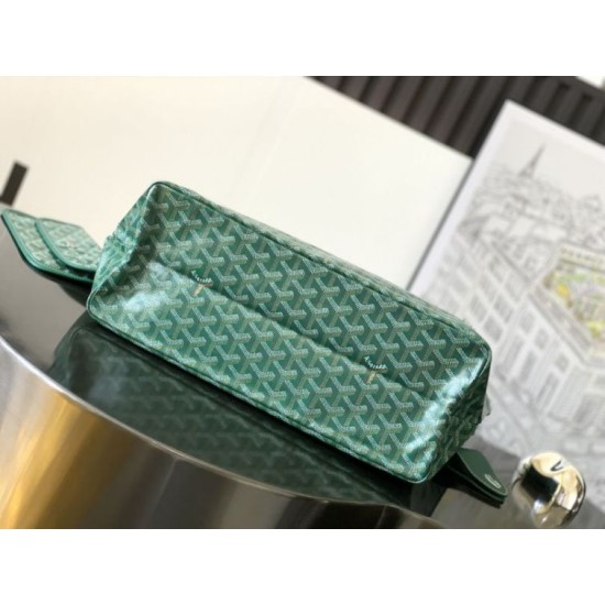 Premio Replica Borse tote Goyard Saint Louis PM/GM Spalmata Goyardine verde False Online