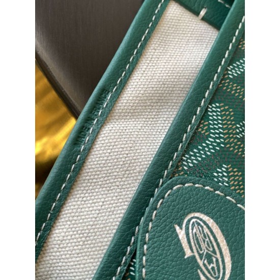 Premio Replica Borse tote Goyard Saint Louis PM/GM Spalmata Goyardine verde False Online