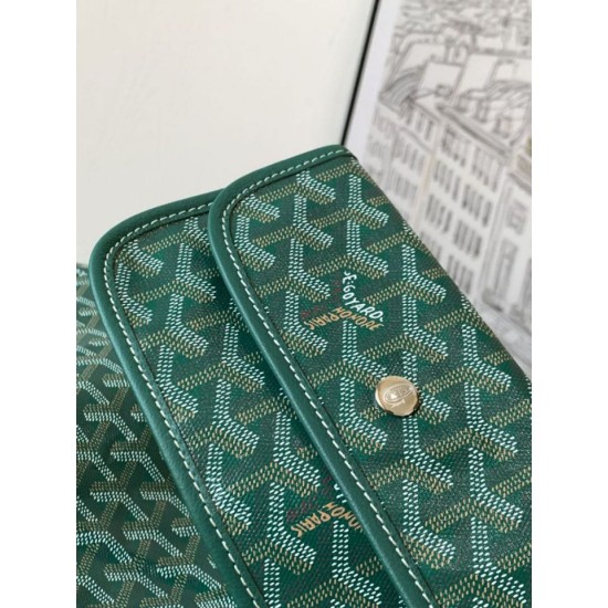 Premio Replica Borse tote Goyard Saint Louis PM/GM Spalmata Goyardine verde False Online