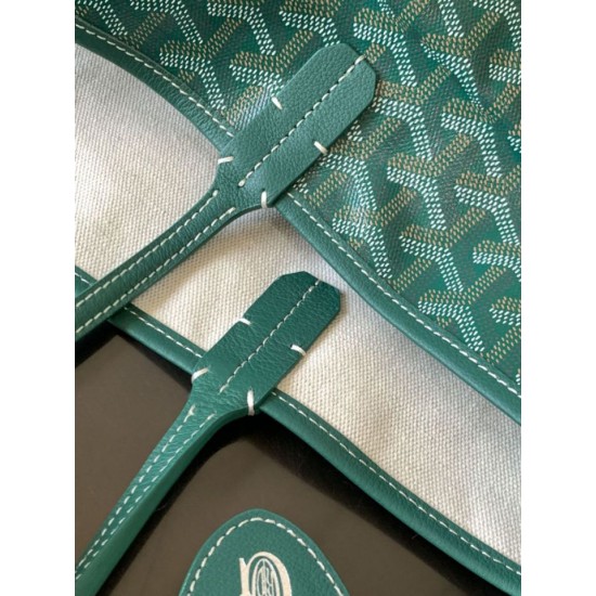 Premio Replica Borse tote Goyard Saint Louis PM/GM Spalmata Goyardine verde False Online