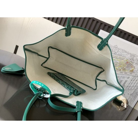 Premio Replica Borse tote Goyard Saint Louis PM/GM Spalmata Goyardine verde False Online