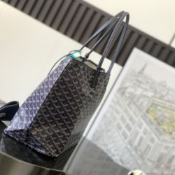 Premio Replica Borse tote Goyard Saint Louis PM/GM Spalmata Goyardine Nero False Online