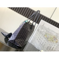 Premio Replica Borse tote Goyard Saint Louis PM/GM Spalmata Goyardine Nero False Online